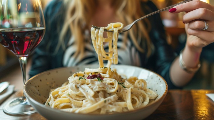 best dinner with chiken  Alfredo 