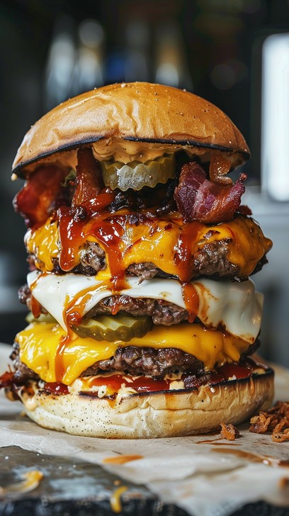 Cheeseburger – double or single